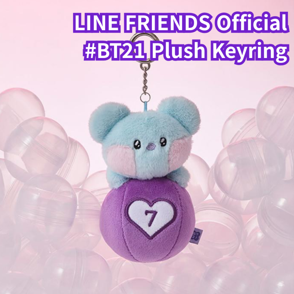 BT21 KOYA Minini Lucky Gacha Sang Trọng Móc Khóa Túi Charm Mềm Búp Bê Móc Khóa