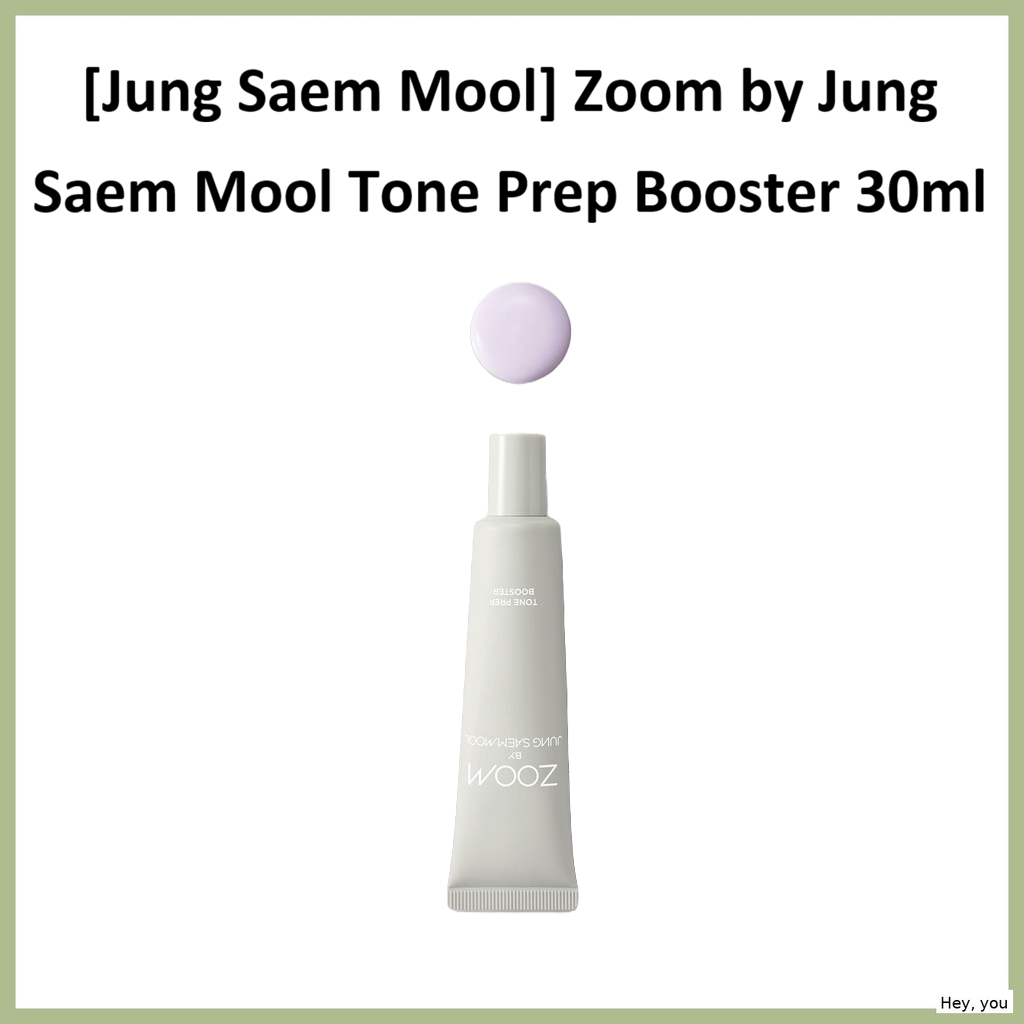 [Jung Saem Mool] Zoom by Jung Saem Mool Tone Prep Booster 30ml / Hydrating Glow Tone-Up & Smooth Tex