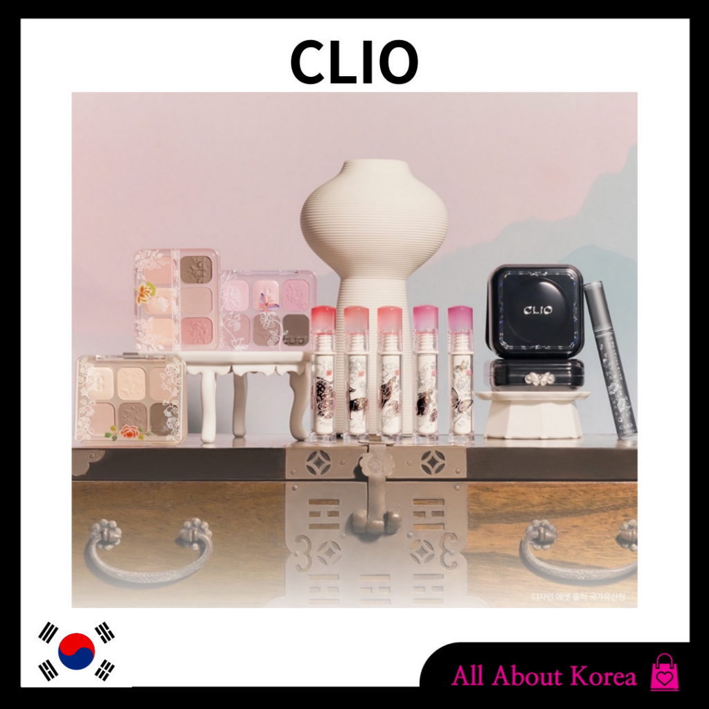 CLIO [CIO] Phiên bản hoàng gia (Kill Cover Founwear Cushion & Crystal Glam Tint & Kill Lash Mascara 