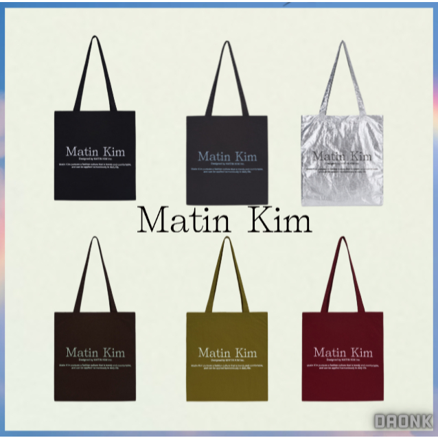 [MATIN KIM] TÚI ECOBAG MATIN PALETTE TẠI 6 MÀU HÀN QUỐC 100% chính hãng