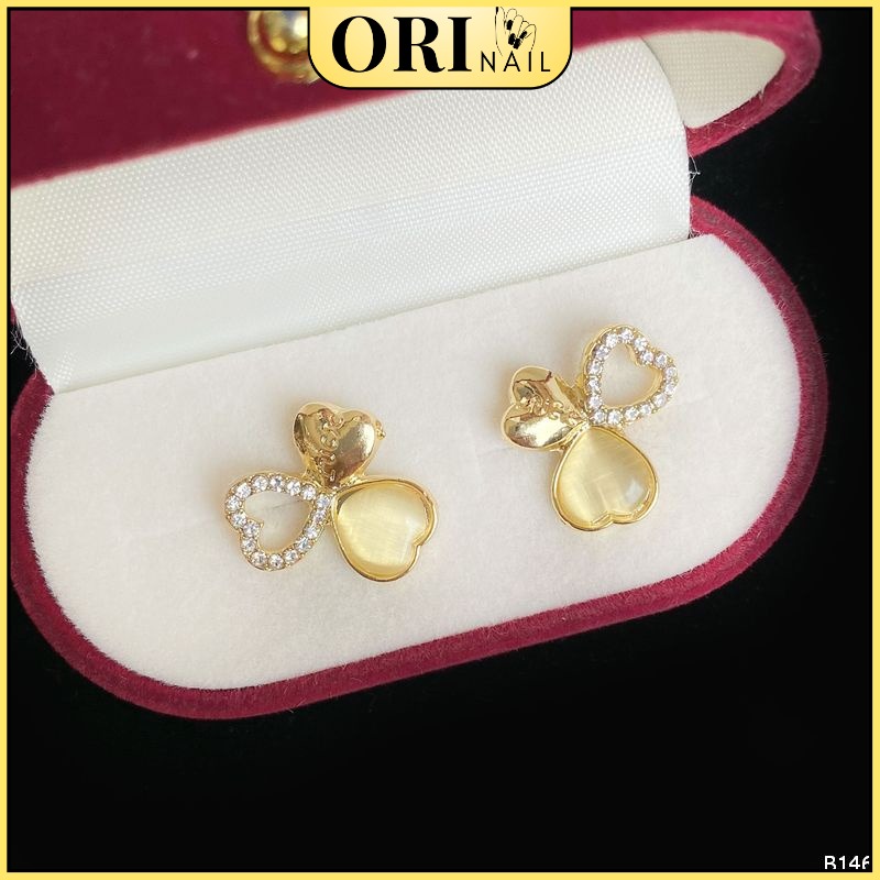 Bông tai nữ Cỏ 3 lá Clover xinh xắn dễ thương ORI Accessories B146