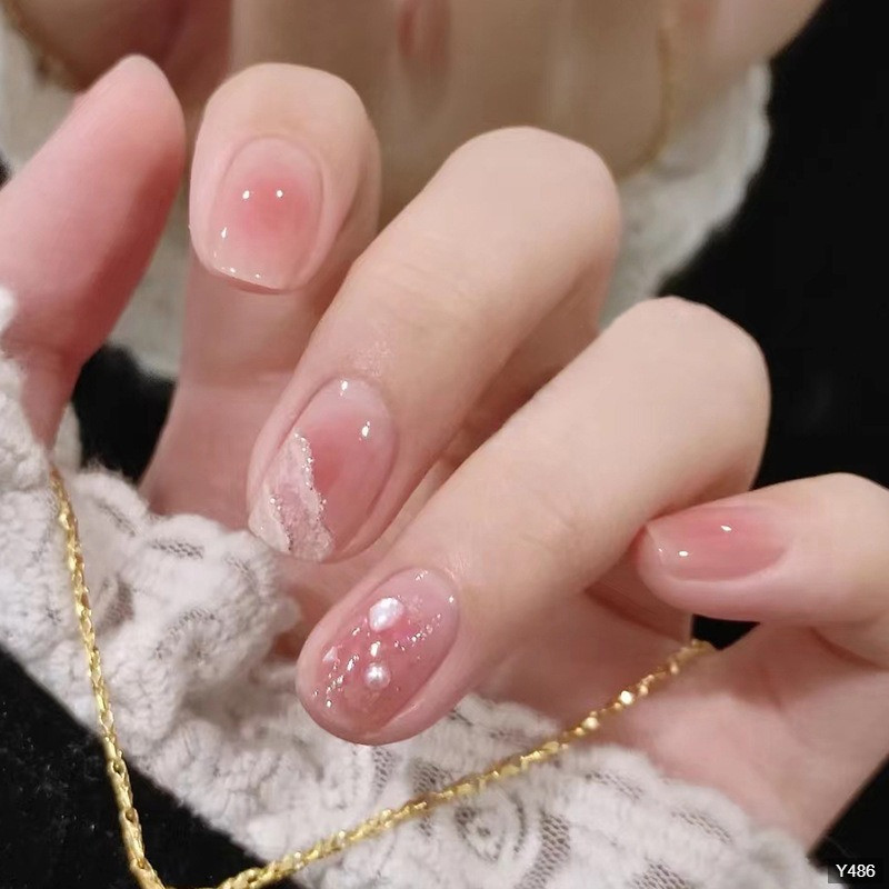 Móng Tay Giả Nail Box Đính Đá Đính Charm Kiểu Dài Màu Hồng Đen ORI ACCESSORIES ZX10 | BigBuy360 - bigbuy360.vn