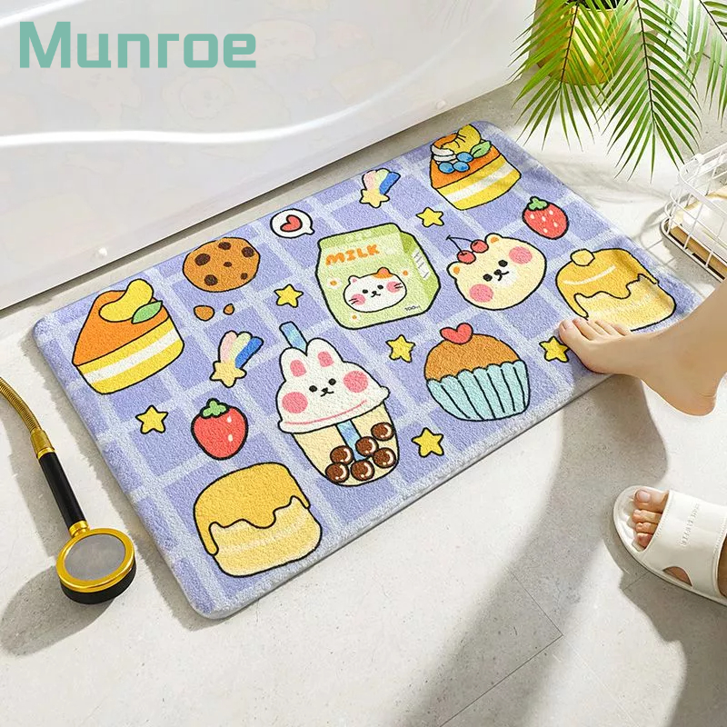 Thảm lót cửa chùi chân Chống Trượt Thấm Hút Tốt Tiện Dụng