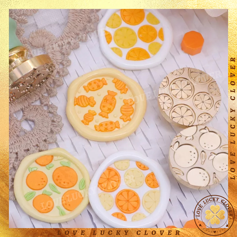 Đầu Con Dấu Niêm Phong Bì Thư Handmade Bằng Đồng Nhiều Màu Sắc
