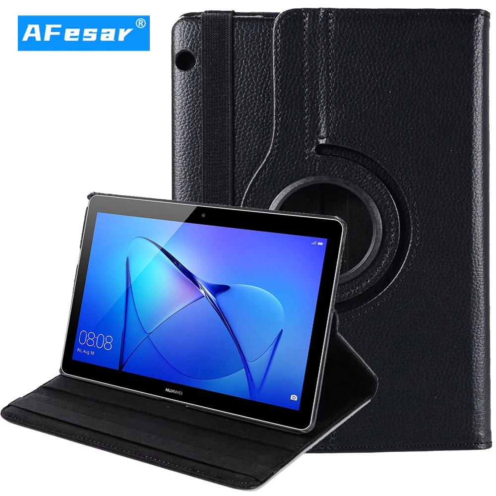 Bao da ipad có để đỡ gấp xoay 360 độ cho Huawei MediaPad T3 10 9.6 inch AGS-W09 AGS-L09 AGS-L03
