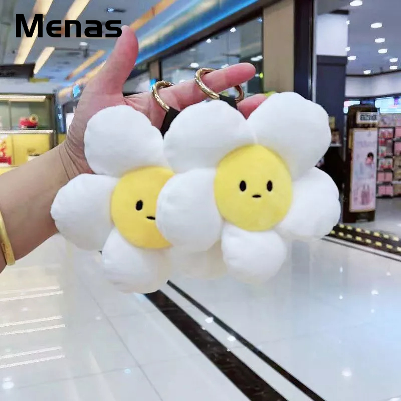 Menas Móc Khóa Hình Búp Bê Bông Hoa Hướng Dương Siêu Dễ Thương