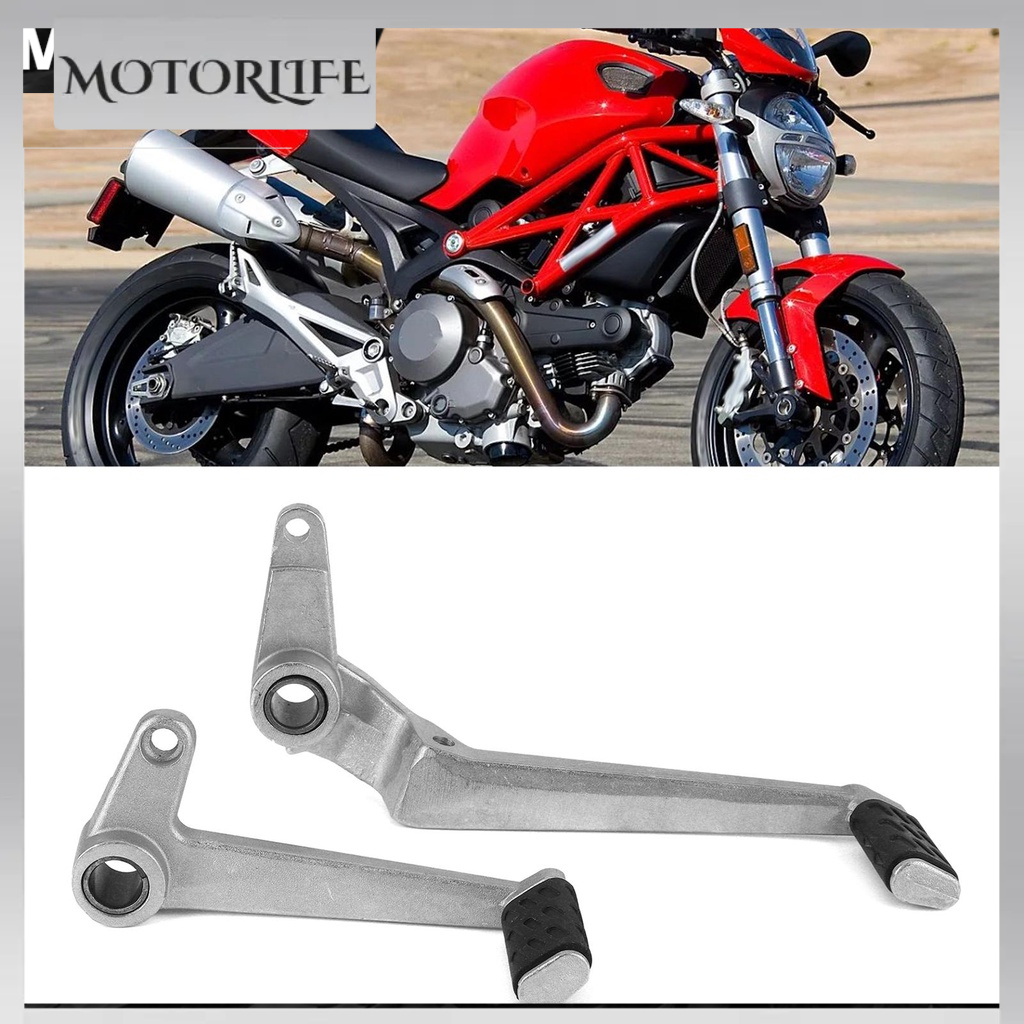 Motorlife 2 Chiếc Bàn Đạp Chân Bảo Vệ Cần Số Phanh Phù Hợp Cho Ducati 696 796 795 M1100 2009‑2013