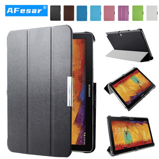 Bao đựng máy tính bảng bằng da cho Samsung Galaxy Note 10.1 2014 Edition SM-P600 p605 P601 kèm dây đeo