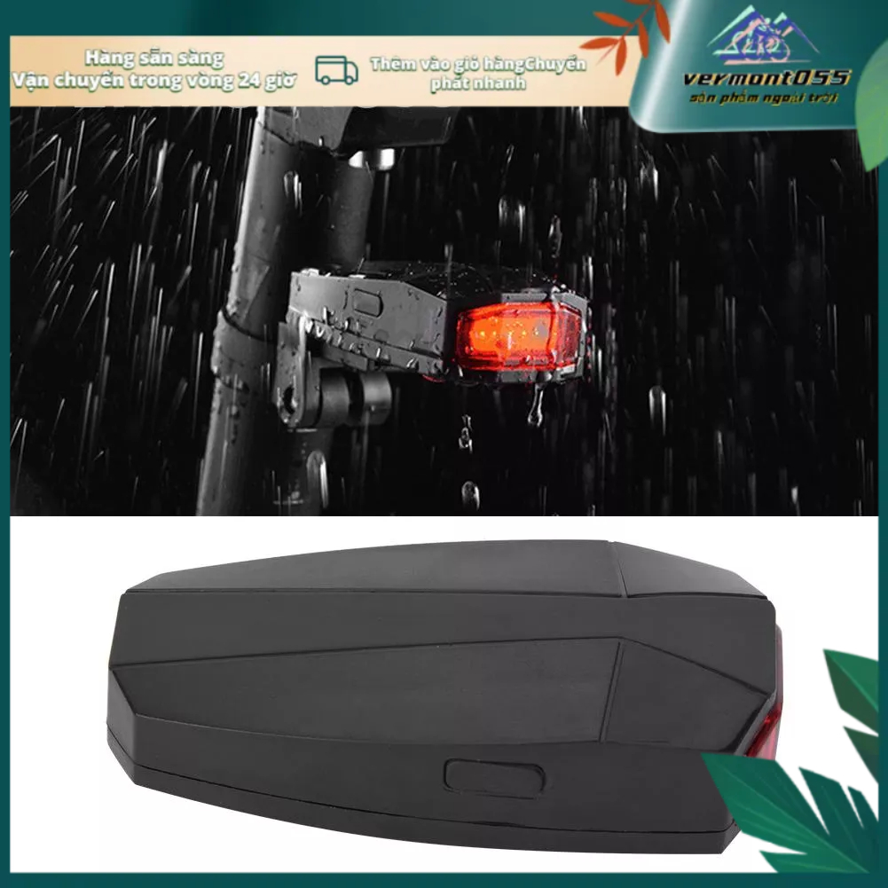 Có thể bán buôn A6 Sạc USB Xe Đạp Đuôi Đèn Cảnh Báo An Ninh Thông Minh Động Đi Đêm Phụ Kiện Vermont055 Hàng giao ngay