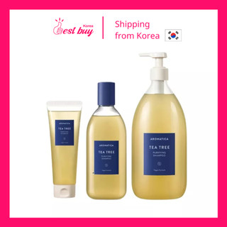 Dầu gội tinh dầu tràm trà kiểm soát da đầu nhờn Aromatica Tea Tree Purifying Shampoo 180ml, 400ml, 1000ml