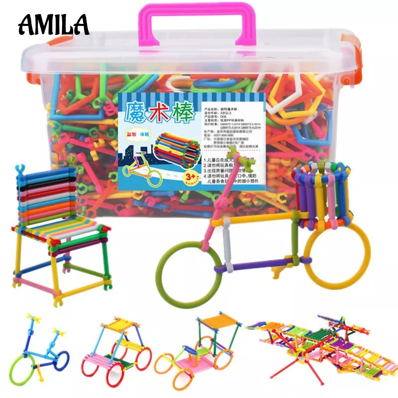 Bộ đồ chơi AMILA xếp hình giáo dục sớm dành cho trẻ em