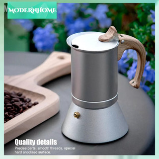 ModernHome Bình pha cà phê 150ml Moka Pot bằng thép không gỉ cảm ứng Sử dụng đồ gia