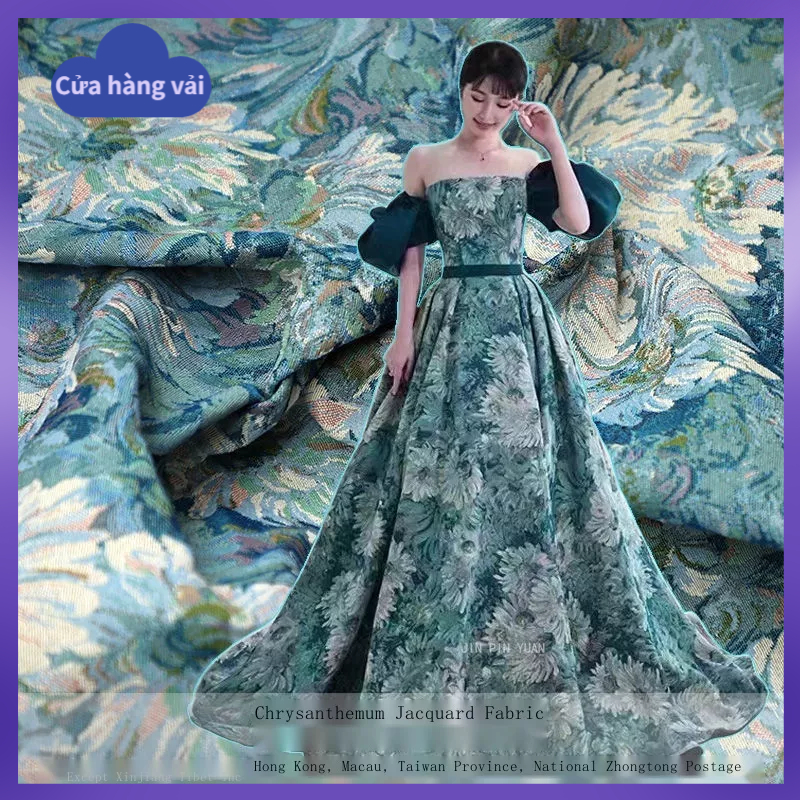 Cuộn Vải Canvas 0.5m * 1.5m Họa Tiết Hoa Hướng Dương Trang Trí Đa Dụng Chất Lượng Cao