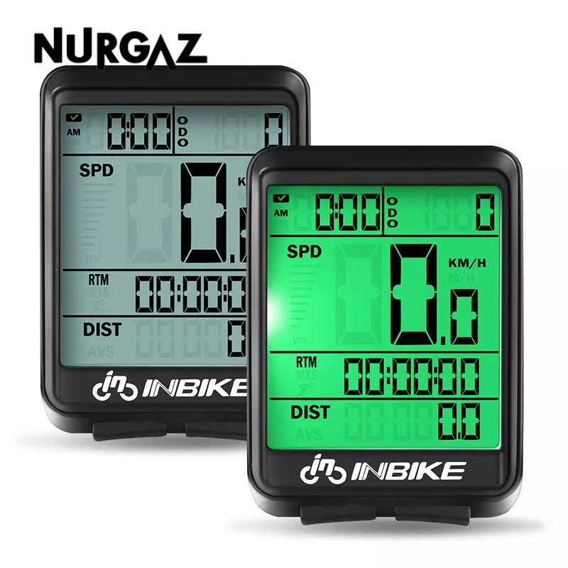 Đồng Hồ Đo Tốc Độ Không Dây 2.1 inch NURGAZ IC321 Cho Xe Đạp