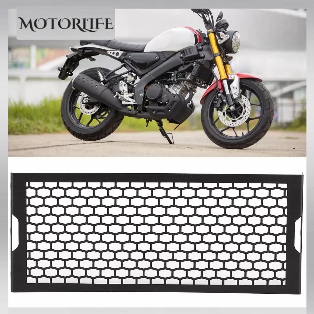 Motorlife Vỏ bảo vệ lưới tản nhiệt xe máy Màu đen Phù hợp cho YAMAHA XSR155 2019‑2020