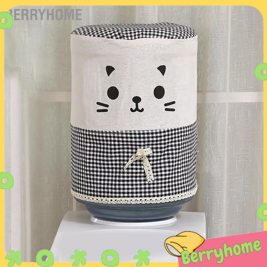 Vỏ Bọc Thùng Nước Chống Bụi Dễ Thương Có Thể Tái Sử Dụng Cho Nhà Ở BerryHome~
