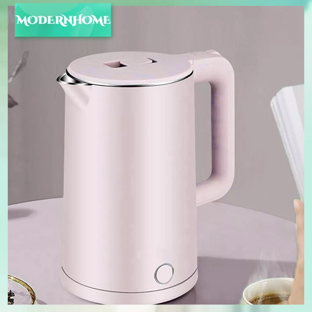 ModernHome 2.3L Điện Thép Không Gỉ 2 Lớp Chống Cặn Tự Động Tắt Nguồn Nồi Hơi Nước Cho Gia Đình CN Cắm
