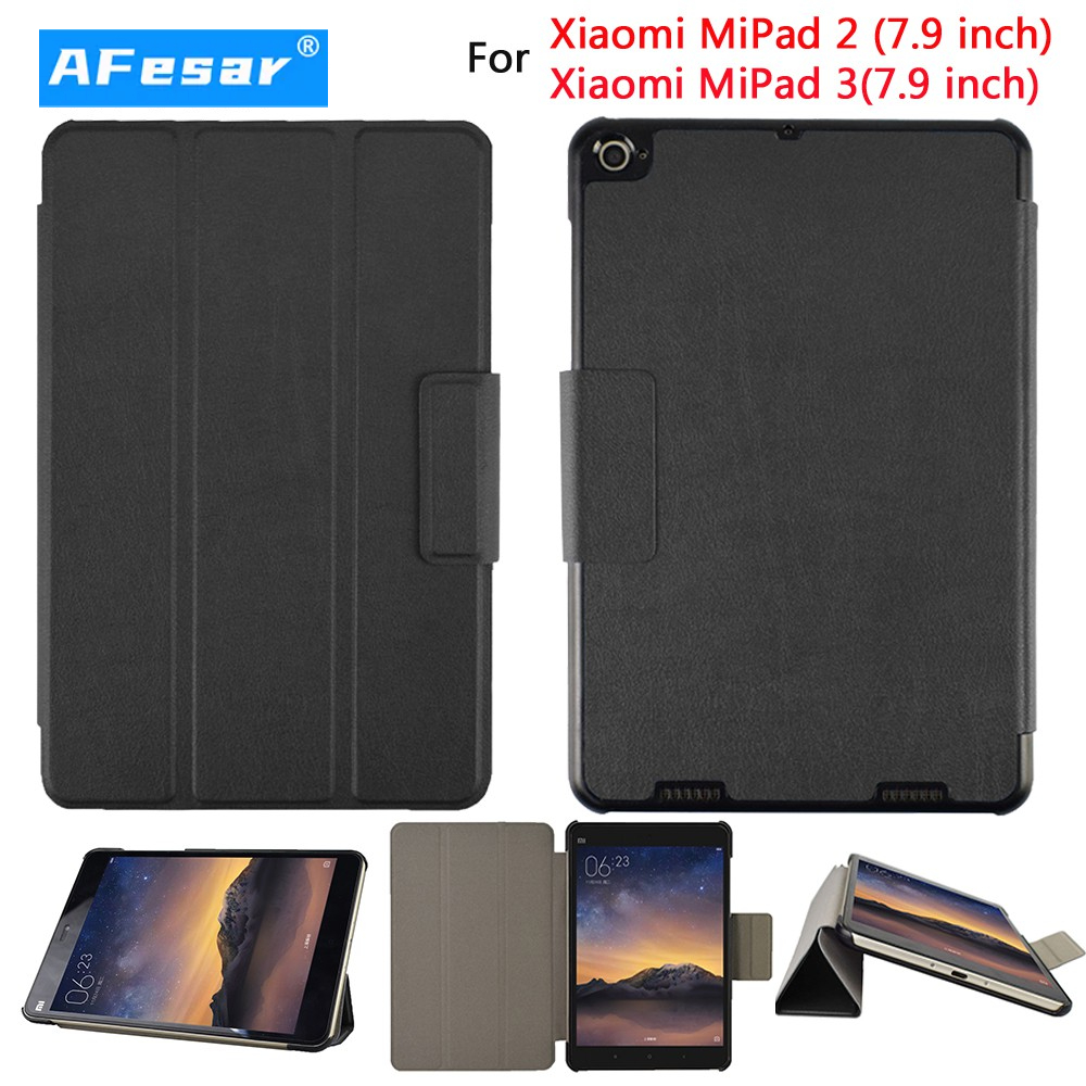 Bao da PU màu trơn thời trang dành cho Xiaomi Mi Pad 2 /Xiaomi Mi Pad 3 7.9 inch