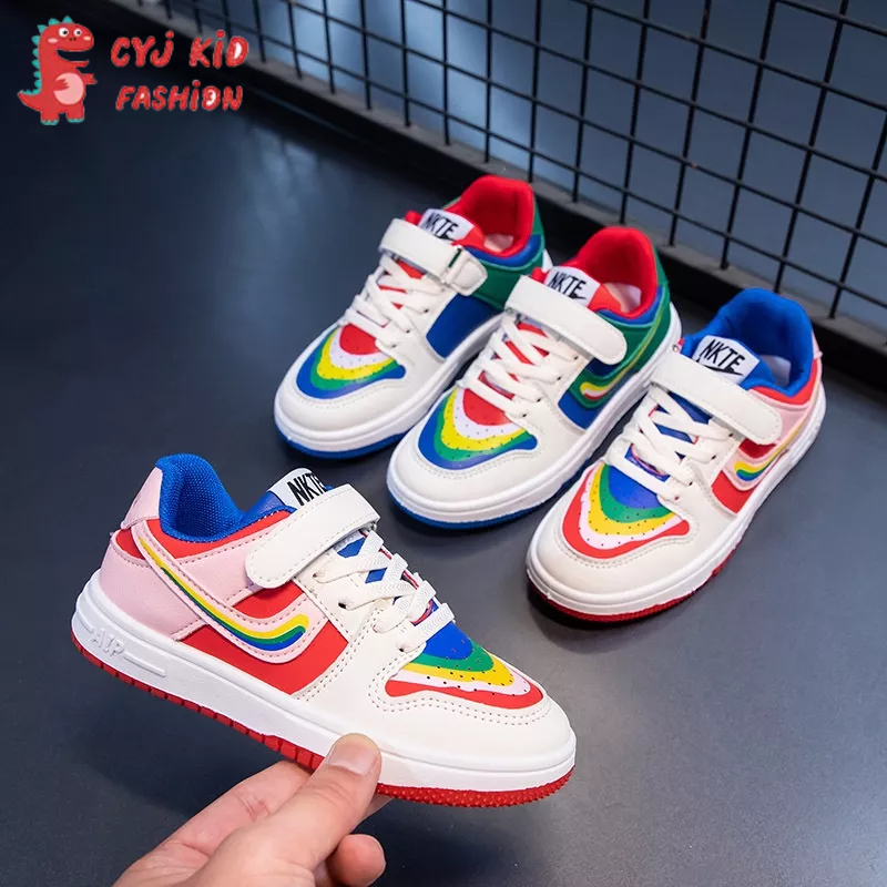 Giày Thể Thao Đế Bằng Chống Trượt Phong Cách Hàn Quốc Thời Trang Cho Bé TTC544