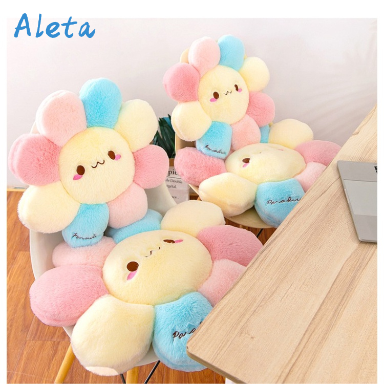 Gối Đệm Tròn Hình Hoa Hướng Dương Dễ Thương