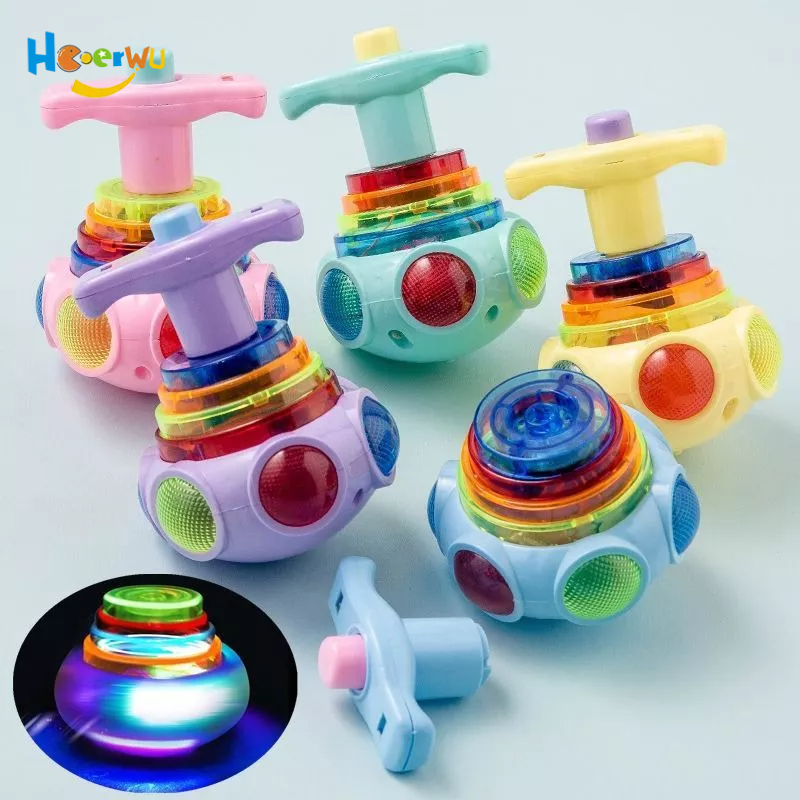 Haoerwu Đồ Chơi Con Quay gyro Phát Nhạc Cho Bé