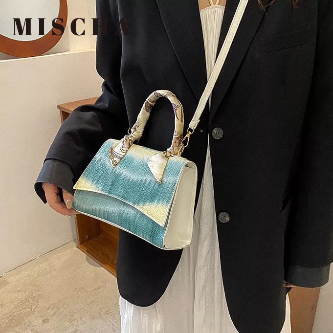 Mischa Túi Xách Đeo Vai Bằng Da PU In Họa Tiết Thời Trang Dành Cho Nữ