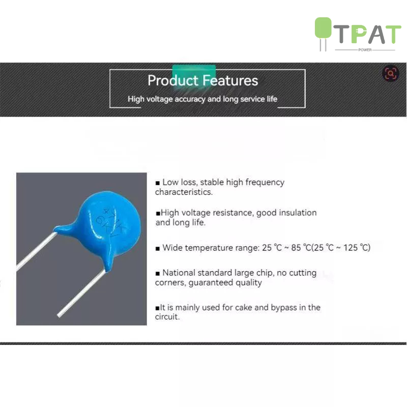 Tụ Điện Sứ Cao Áp 102 103 222 332 472 103 471 561 Blue 2KV 3KV