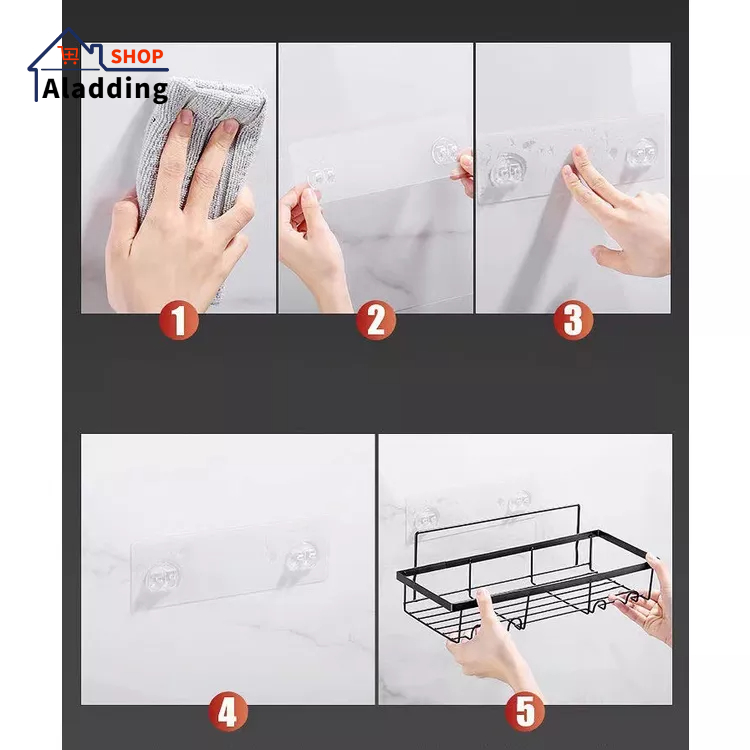 AladdingGiá Sắt Đựng Xà Phòng Không Đục Lỗ Mới Cho Nhà Tắm