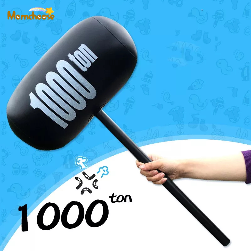 MOMCHOOSE Bộ 2 Bong Bóng Bơm Hơi Hình Búa Đập
