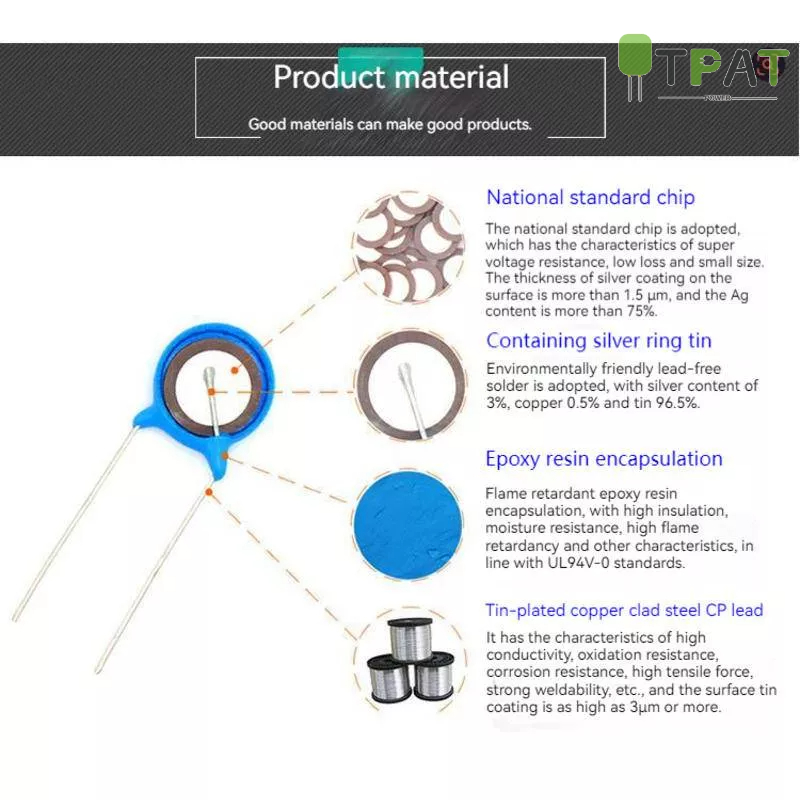 Tụ Điện Sứ Cao Áp 102 103 222 332 472 103 471 561 Blue 2KV 3KV