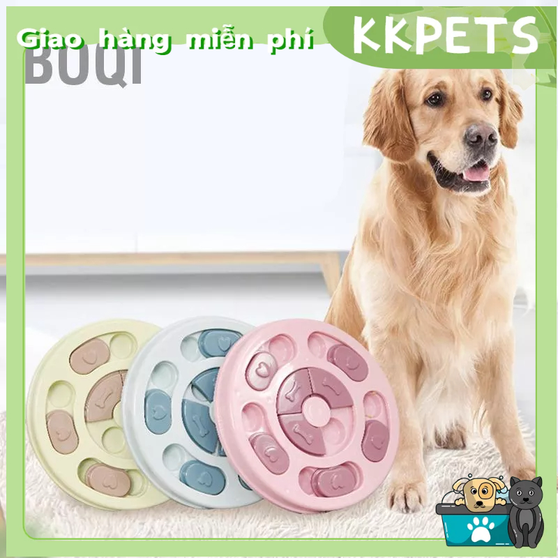 Câu đố đối xử với chó Interacive Dễ thương Hình dạng Chó ăn chậm Câu đố thức ăn Feeder Đồ chơi cho chó cưng