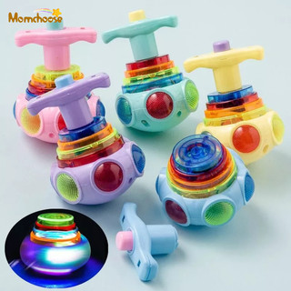 Momchoose đồ chơi con quay gyro phát nhạc cho bé