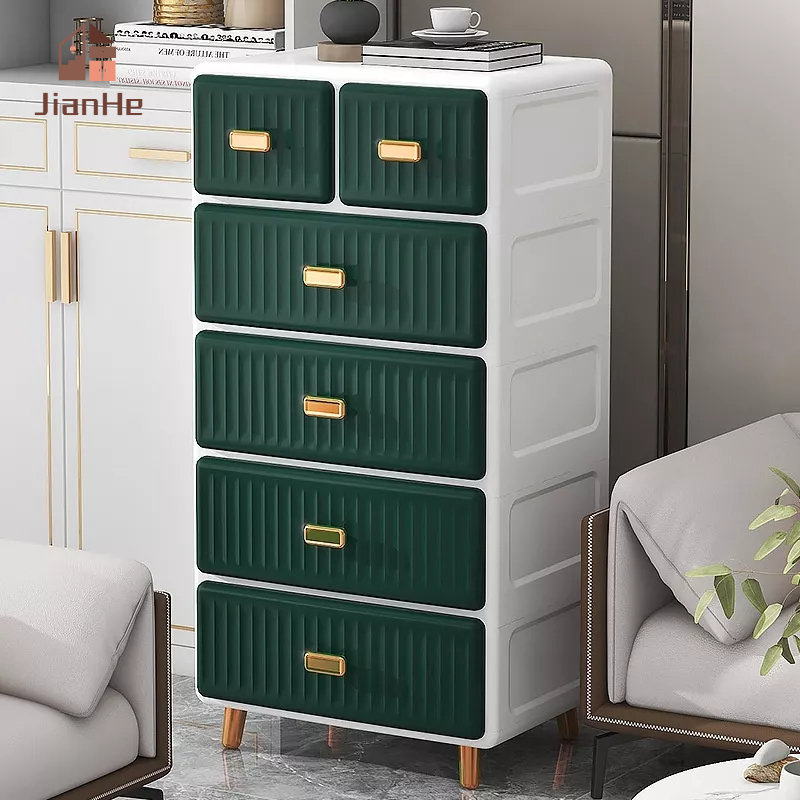 Tủ Nhựa JIANHE Loại Ngăn Kéo Đựng Đồ Em Bé, Tủ Quần Áo Trẻ Em, Tủ Đựng Đồ Dày, Hộp Ngăn Kéo