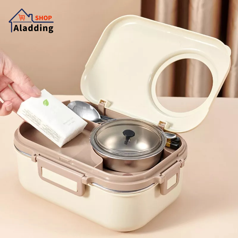 Aladding Hộp Đựng Cơm Trưa Hâm Nóng Bằng Điện Tự Hâm Nóng Tiện Dụng