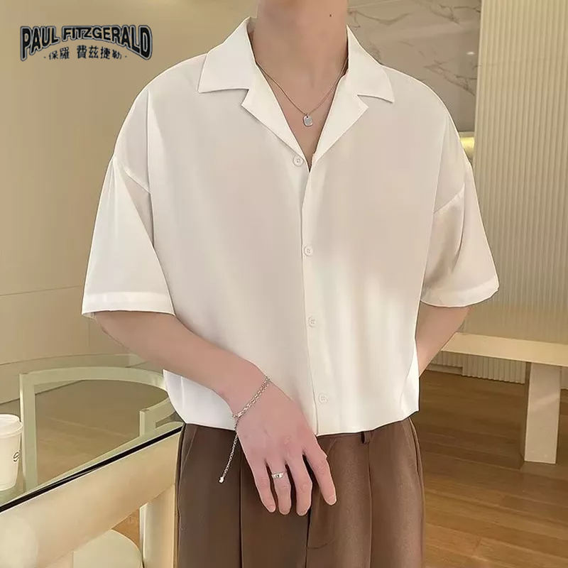 Áo Sơ Mi Tay Lửng Thời Trang Nam PAUL FITZGERALD