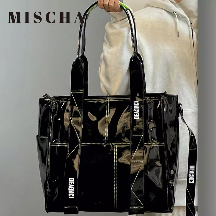 Mischa Túi Xách Da Đeo Vai Sức Chứa Lớn Kiểu Dáng Đơn Giản Hợp Thời Trang