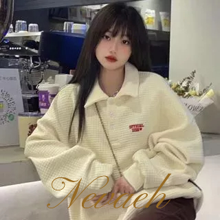 Áo Thun Dáng Rộng Thoải Mái Ấm Áp Cho Nữ