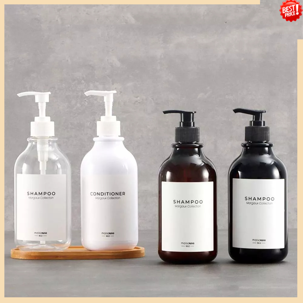 Chai Rỗng Đựng Dầu Gội Sữa Tắm / Dầu Gội Đầu 300ml / 500ml