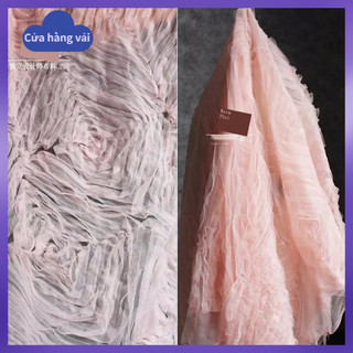 Tấm Vải Lưới Thêu Hoa Ba Chiều 1.3m * 0.5m Dùng Trang Trí Tiệc Cưới