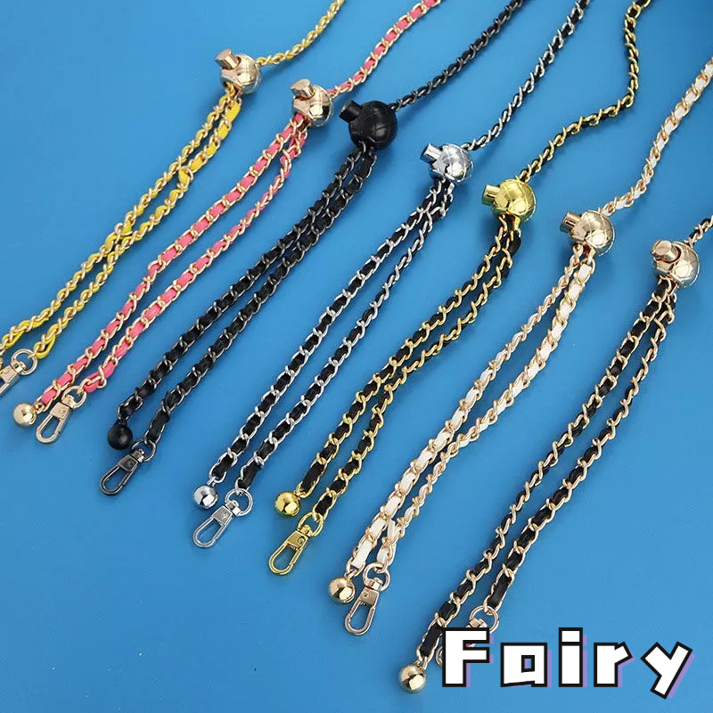 Túi Đeo Chéo Dây Đeo Chuỗi Xích Bóng Vàng Mini Có Thể Điều Chỉnh Kích Thước Cho Nữ
