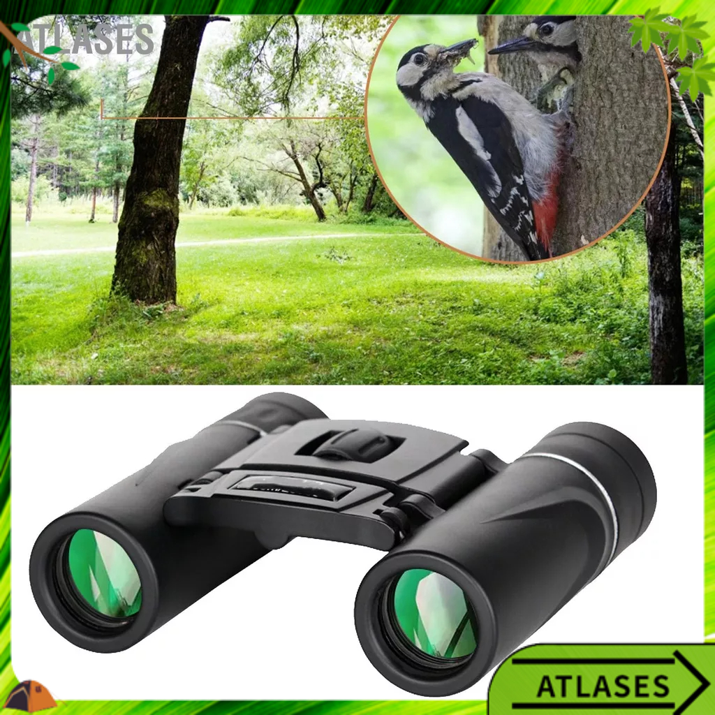 Atlases Ống nhòm 40X22 HD IPX5 nhỏ gọn di động có thể gập lại chống nước sương mù để ngắm chim cảnh