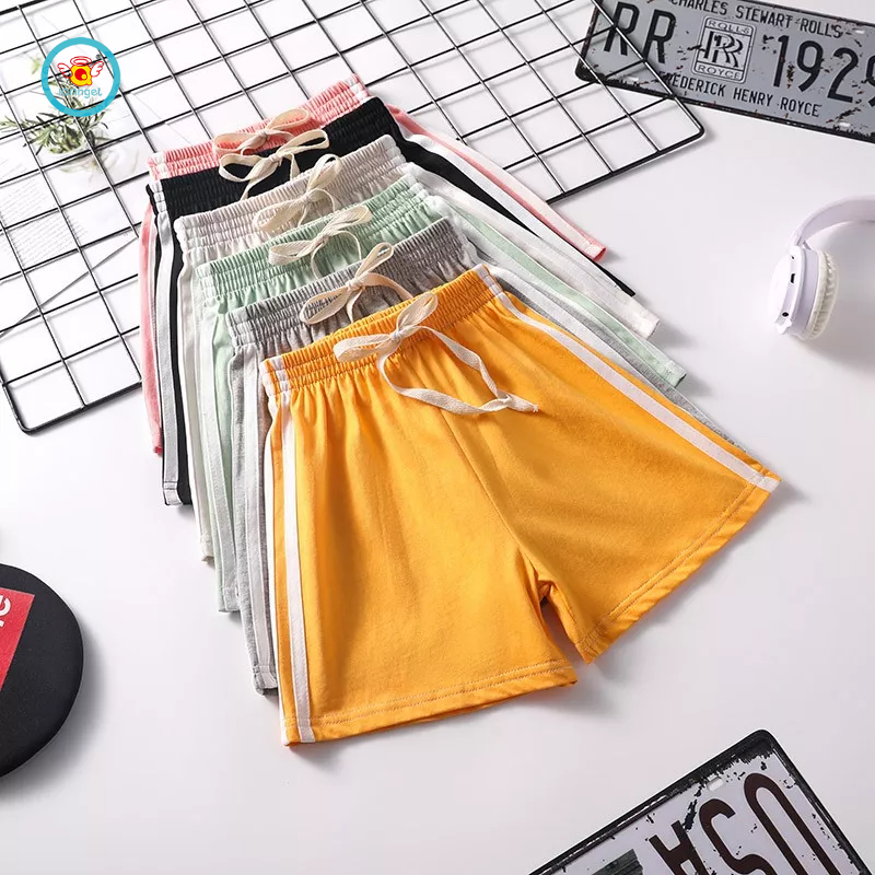 IQ Angel  Quần Short cotton Mỏng Thoáng Khí Dáng Rộng in Họa Tiết Thời Trang Đi Biển Cho Bé