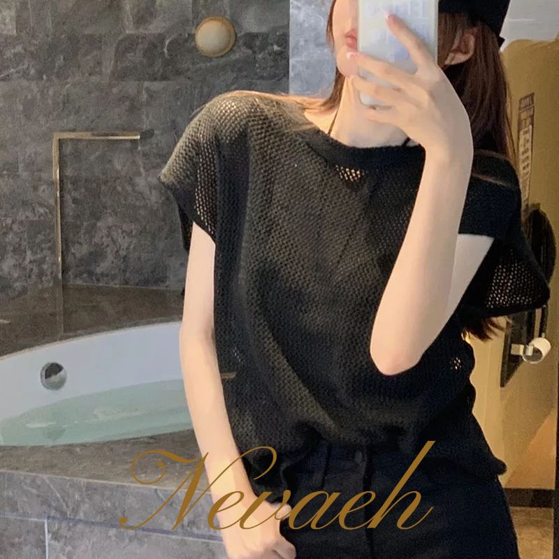 Áo Thun Nữ Ngắn Tay Cổ Tròn Thời Trang Hàn Mới