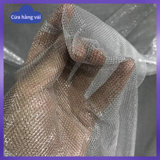 Vải Lưới Lấp Lánh Hình Viên Kim Cương 0.5m * 1.5m Dùng Để Thiết Kế Quần Áo DIY