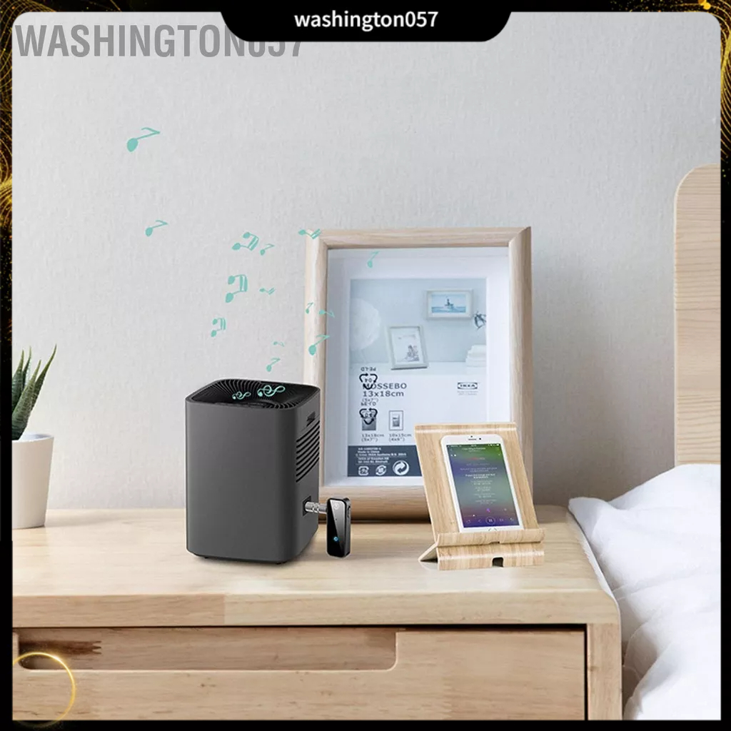 Washington057 Đầu thu BT 5.0 trên ô tô Đường truyền 100Mbps ổn định 3 5mm Khoảng cách 11yd Bộ chuyển đổi AUX cho xe gia đình Văn phòng