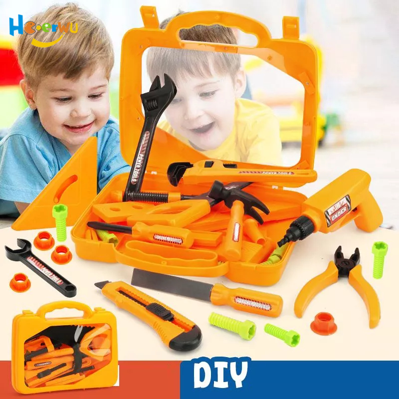 Haoerwu Bộ Đồ Chơi Dụng Cụ Sửa Chữa Độc Đáo Cho Bé Trai