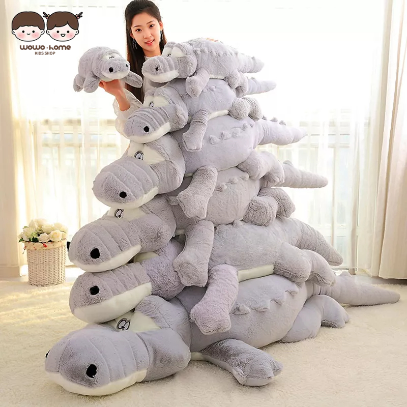 WO·WO Cá Sấu Nhồi Bông Mềm Mại Xinh Xắn