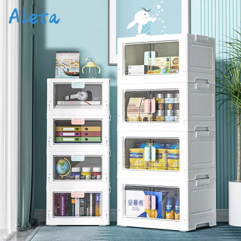 Aleta Hộp Đựng Đồ Dùng Một Cửa Trong Suốt Có Thể Gấp Gọn Tiện Dụng