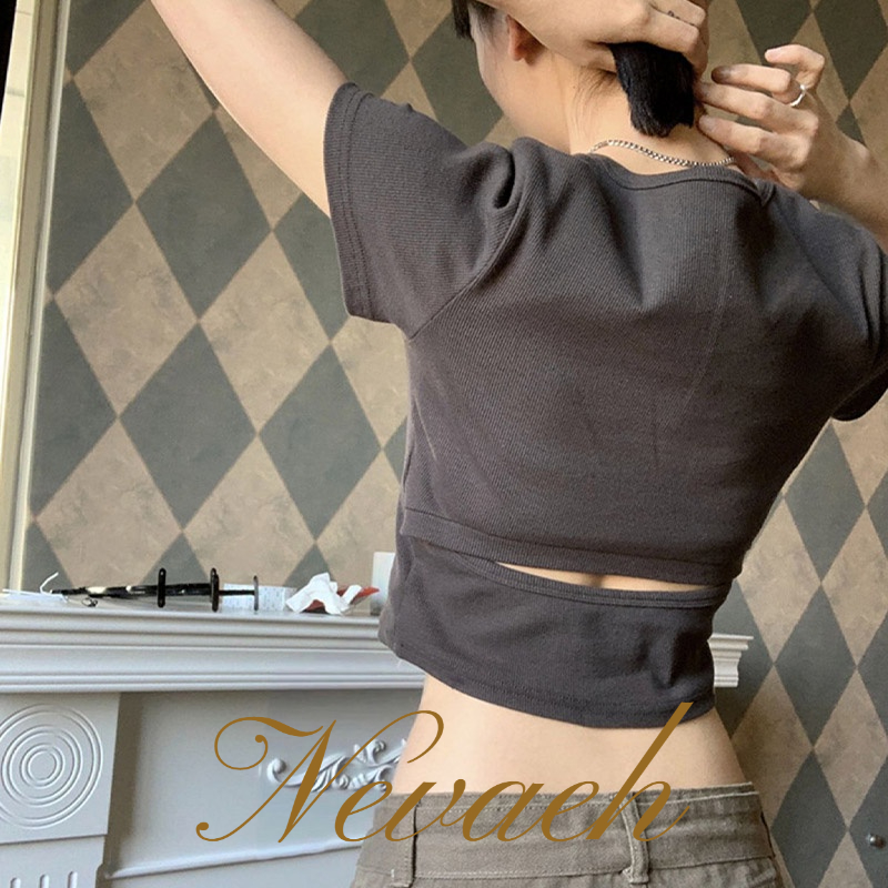 Áo Thun cotton Ngắn Tay Thời Trang Cho Nữ