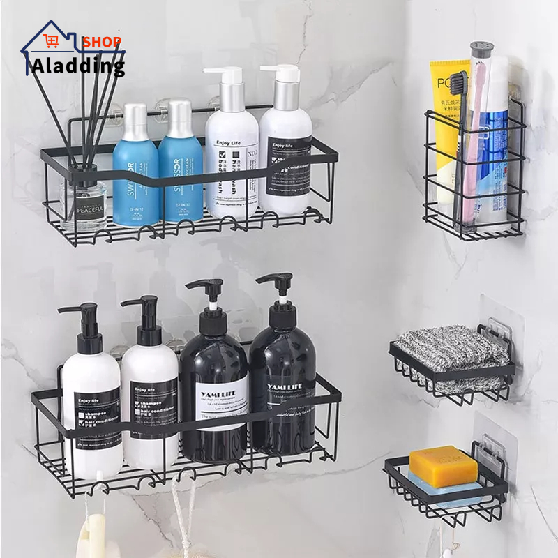 AladdingGiá Sắt Đựng Xà Phòng Không Đục Lỗ Mới Cho Nhà Tắm